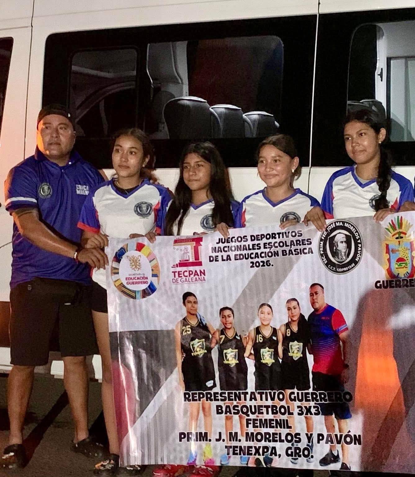Equipo femenil de Tenexpa representará a Guerrero en torneo nacional de basquetbol escolar