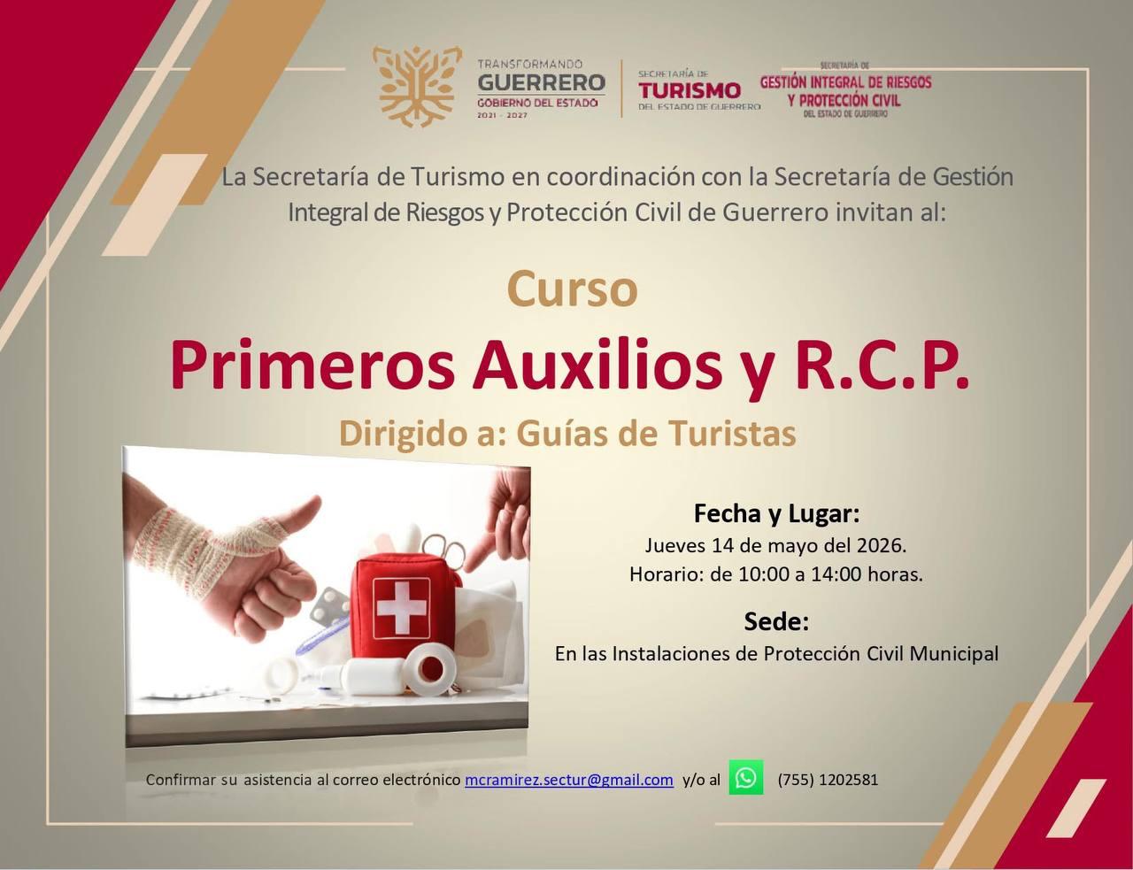 Buscan capacitar a guías turísticos en primeros auxilios y reanimación
