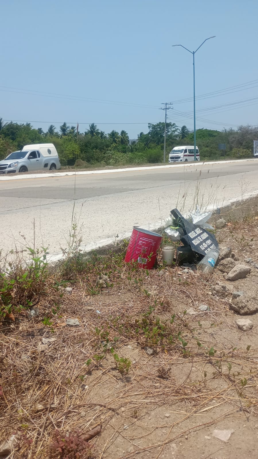 Exigen obras urgentes para frenar accidentes mortales en el “crucero de la muerte” en el entroque a playa larga