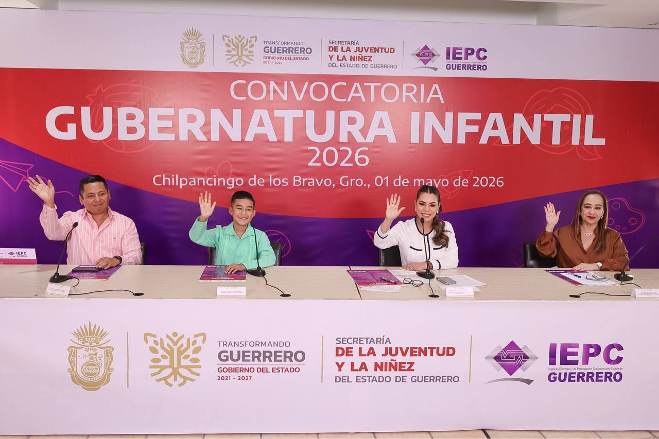 Con enfoque en igualdad, Evelyn Salgado lanza convocatoria para la Gubernatura Infantil 2026