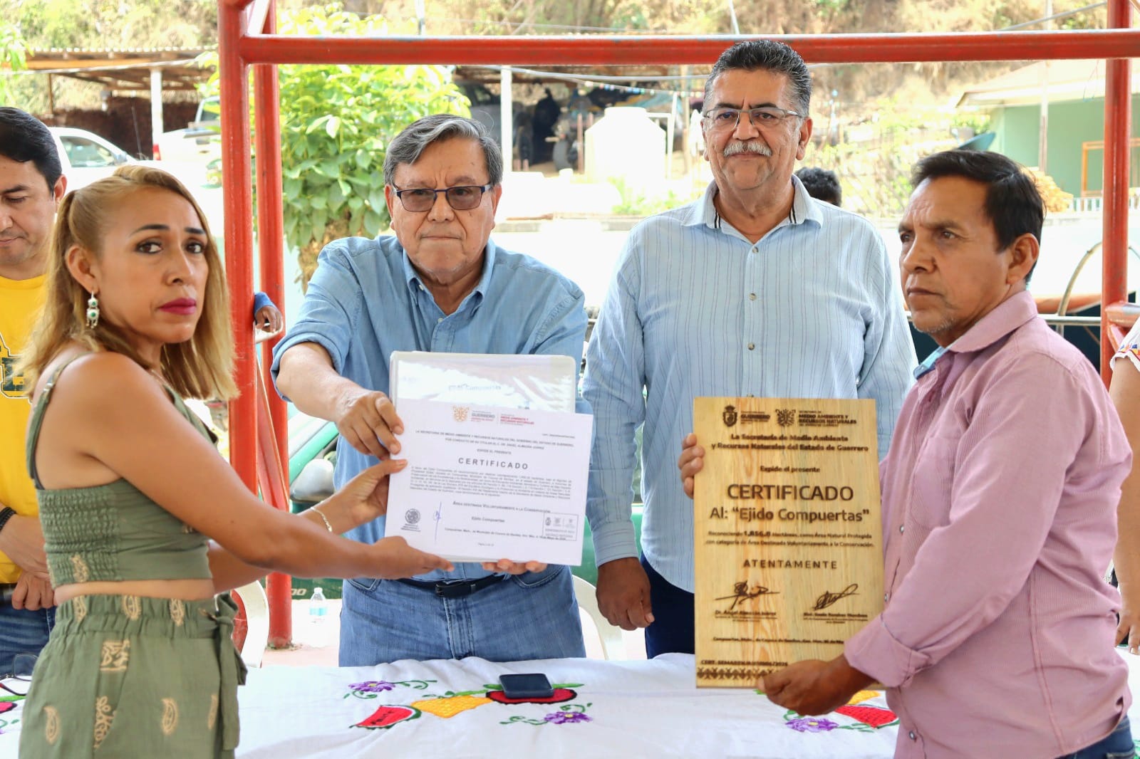 Certifica la SEMAREN dos Áreas Destinadas Voluntariamente a la Conservación en Coyuca de Benítez