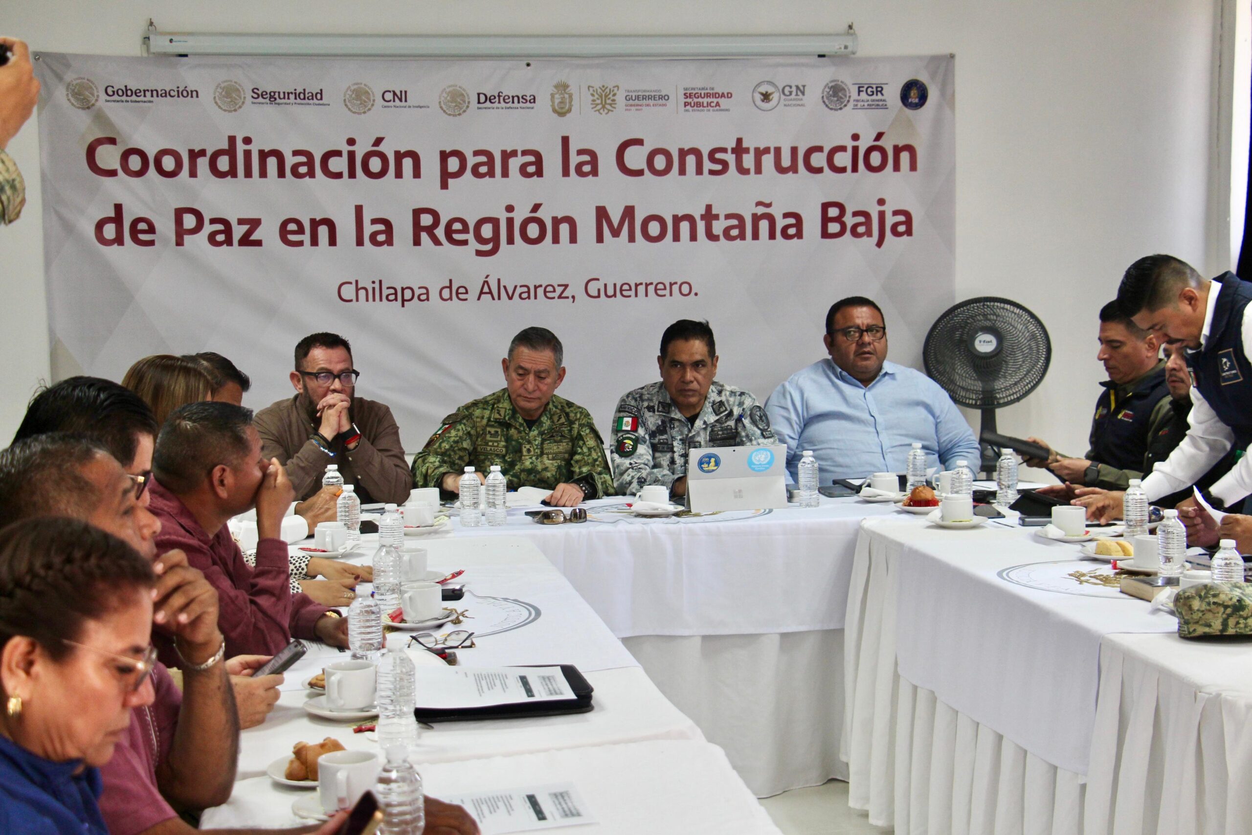Consolidan trabajo regional para la paz y seguridad en la Montaña Baja