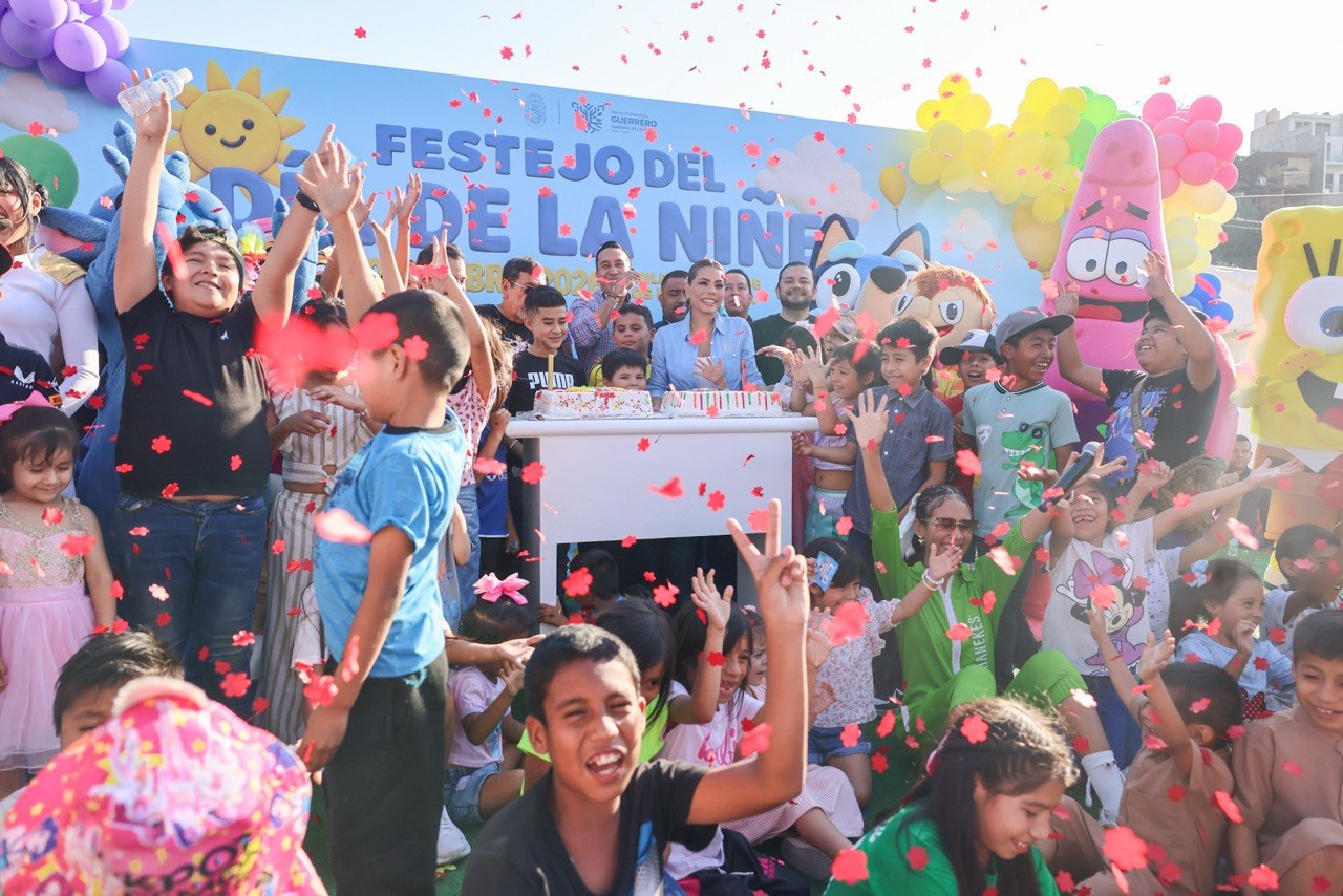 Evelyn Salgado celebra a la niñez en Chilpancingo