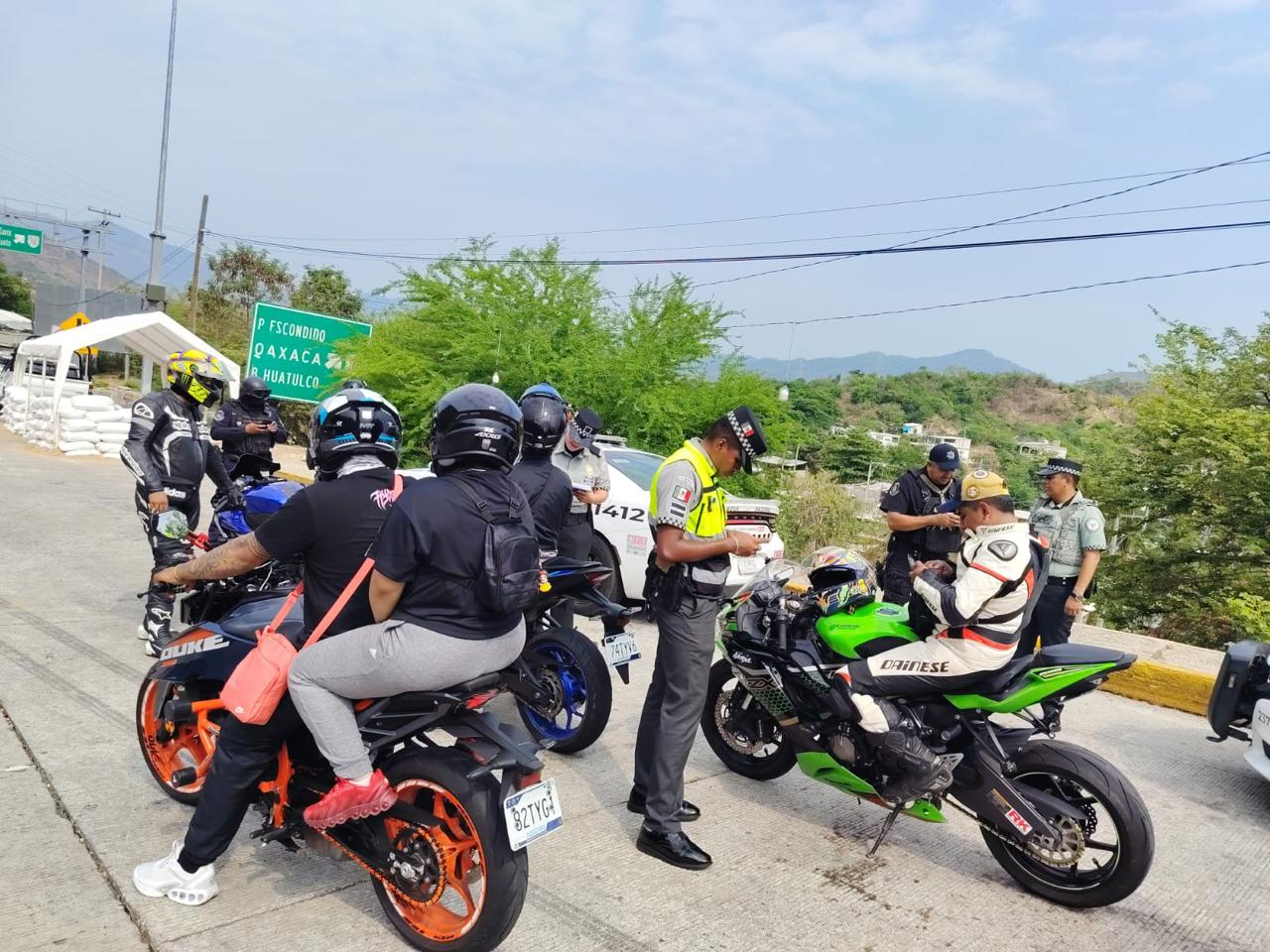Arranca operativo interinstitucional para atender la llegada de motociclistas a Acapulco