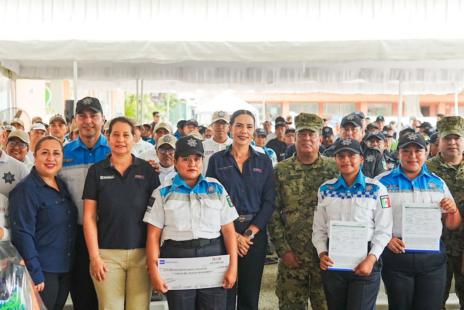 Presidenta Lizette Tapia Castro logra incremento del seguro de vida para elementos de Seguridad Pública Municipal