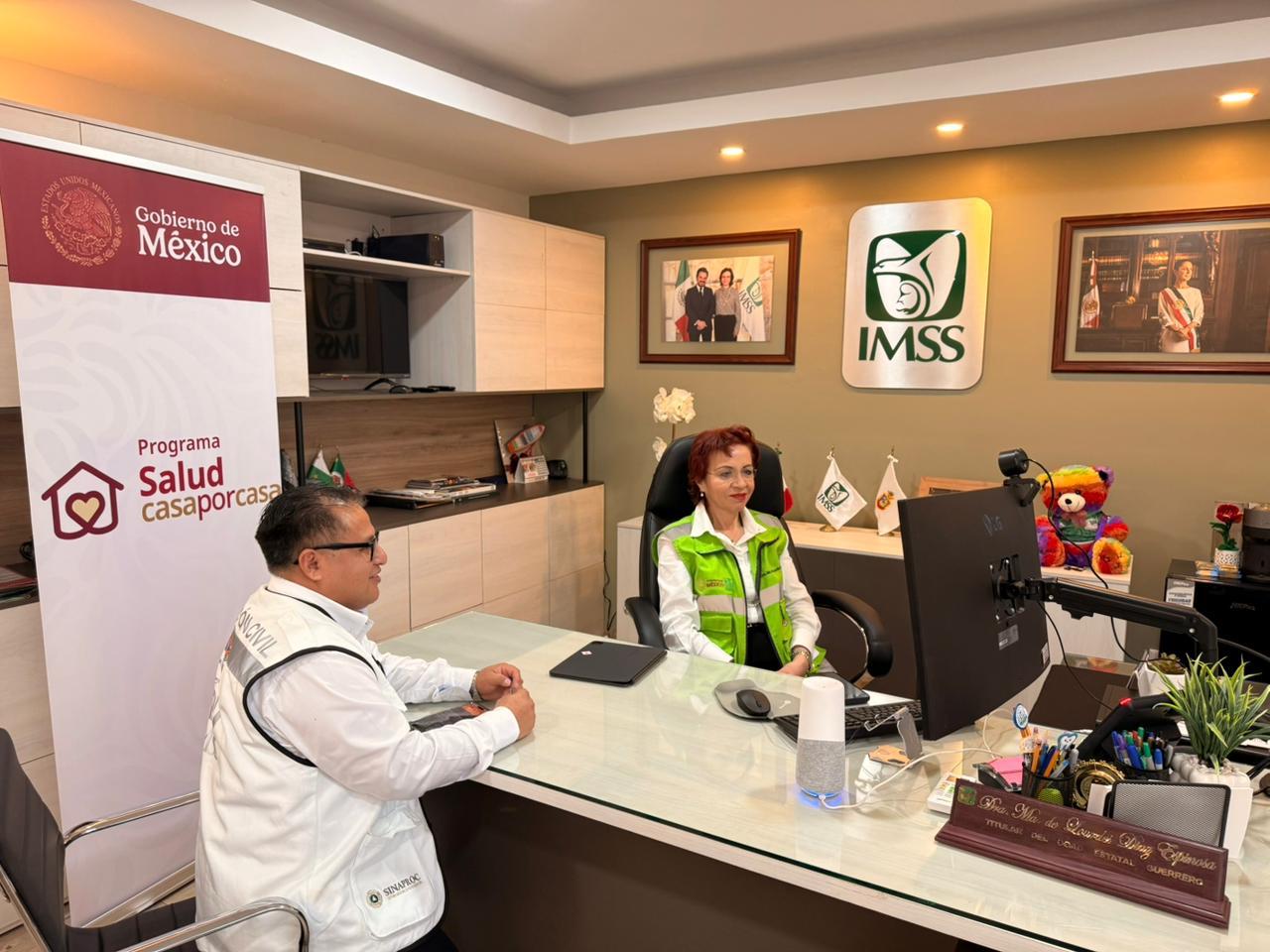 Fortalece IMSS Guerrero seguimiento al programa Salud Casa por Casa