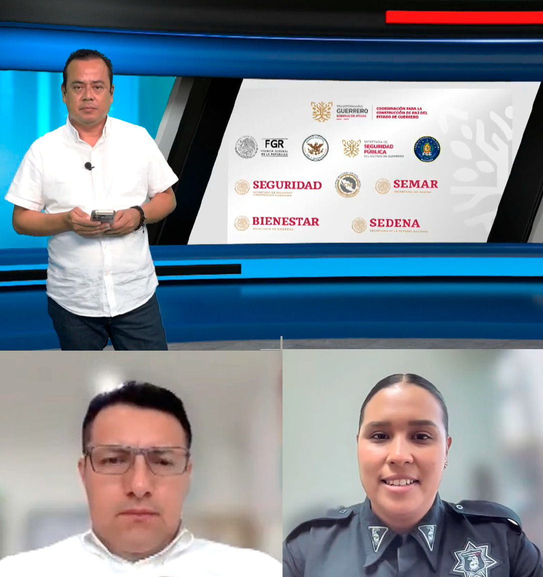 Coordinación entre los tres órdenes de gobierno fortalece resultados en seguridad y procuración de justicia en Guerrero