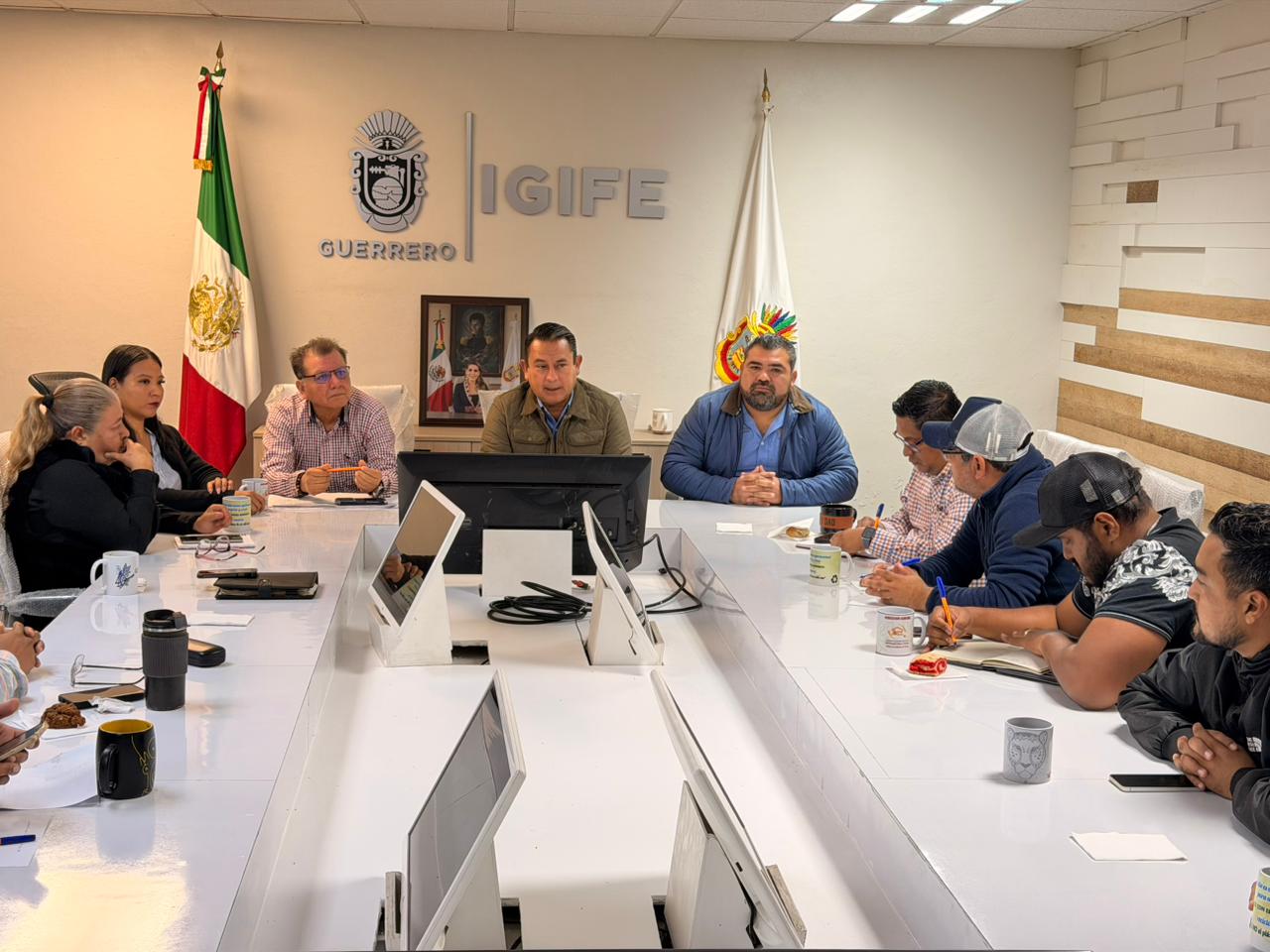 IGIFE coordina estrategia para atender escuelas afectadas por el fenómeno meteorológico Boris