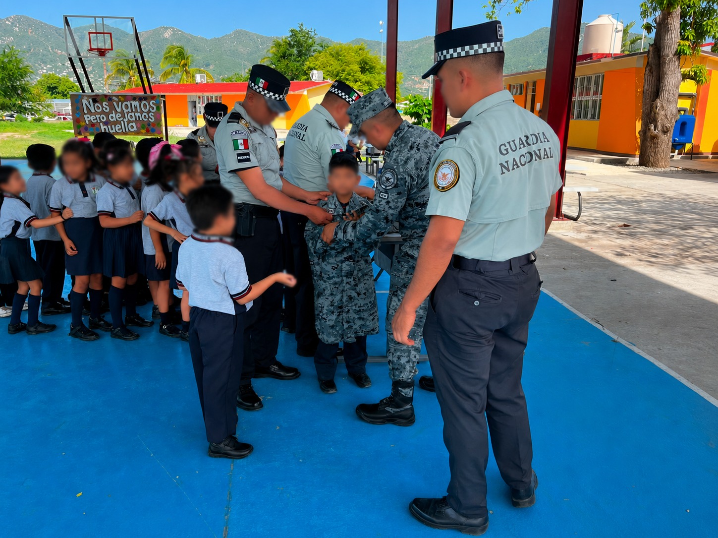 Guardia Nacional fortalece la cultura cívica y la prevención entre estudiantes de Acapulco