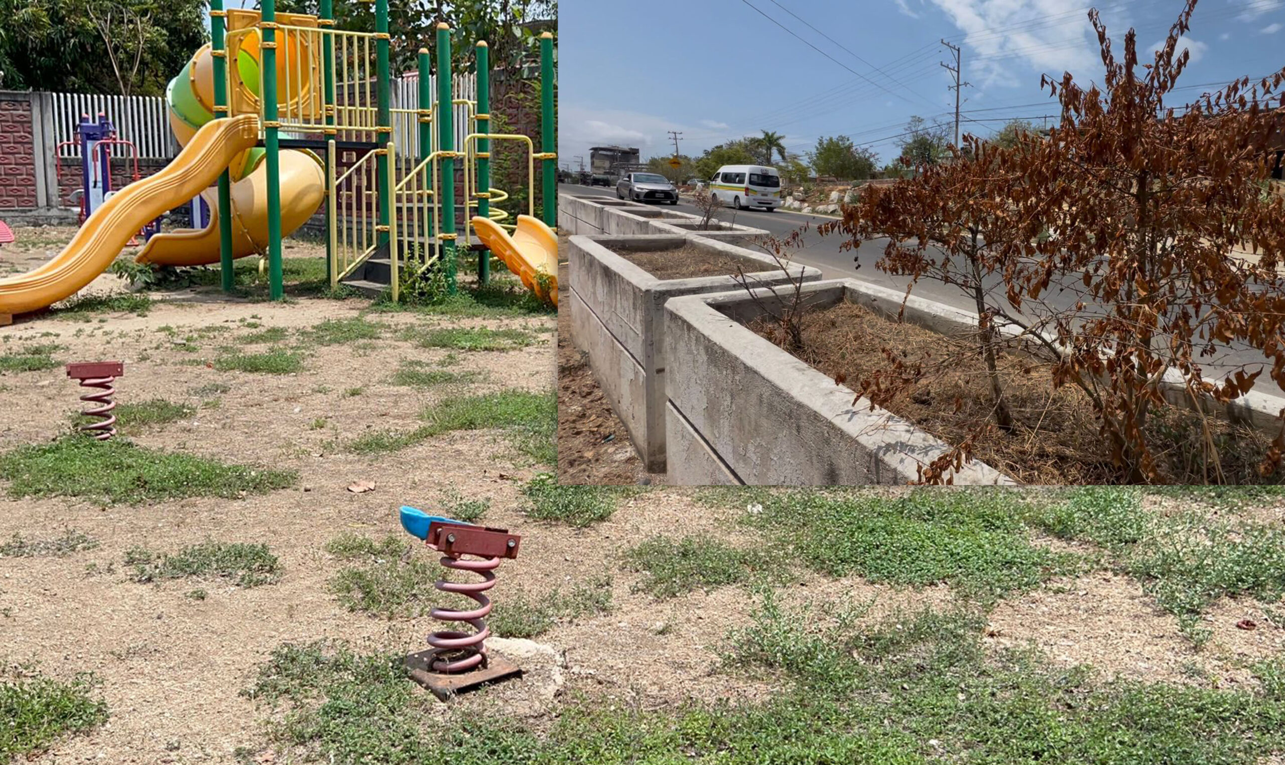 Abandonado y deteriorado el Parque Lineal de Petatlán