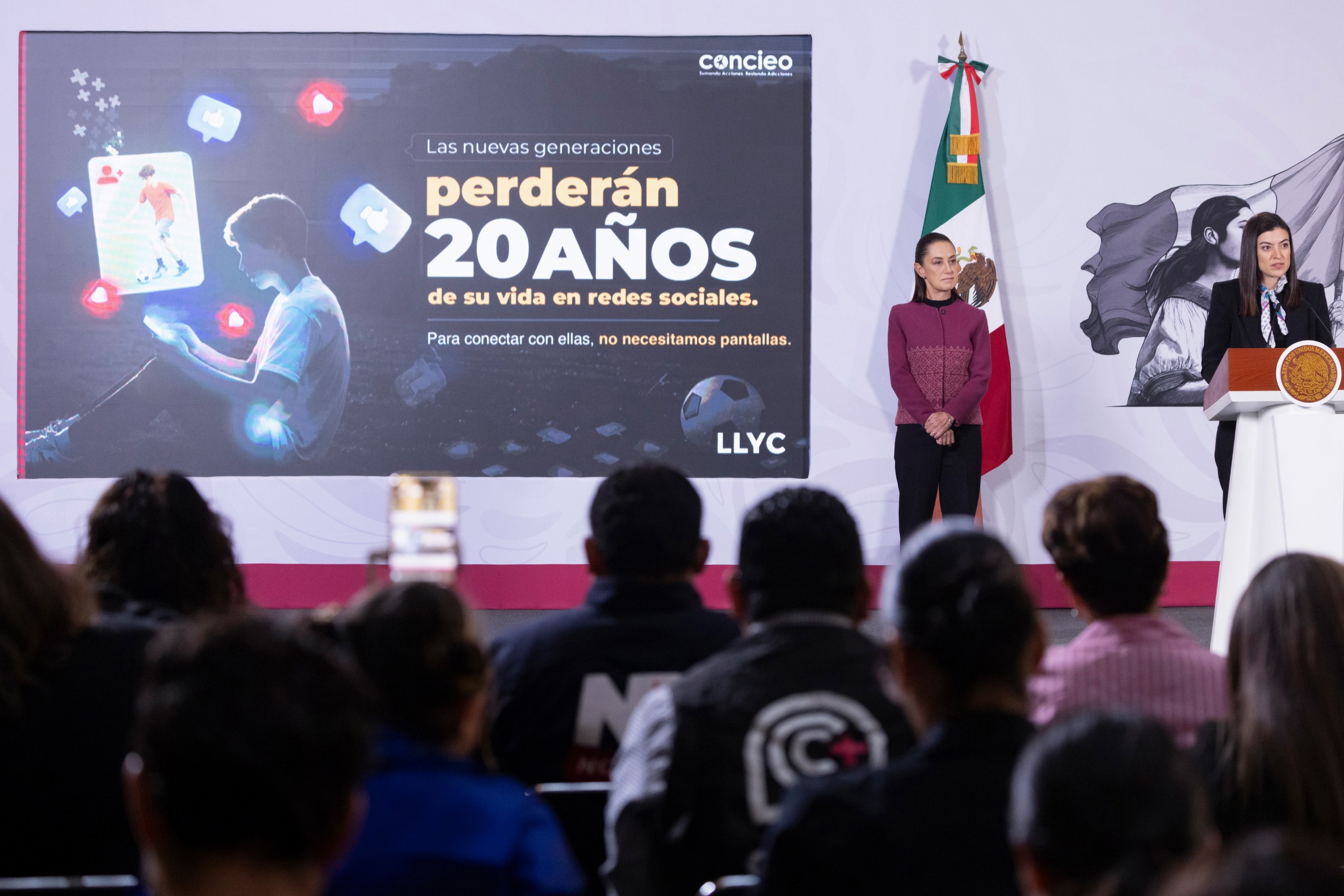 Presidenta Claudia Sheinbaum hace llamado a madres, padres y tutores a informarse y proteger a la niñez y juventud ante el uso excesivo de plataformas digitales y redes sociales