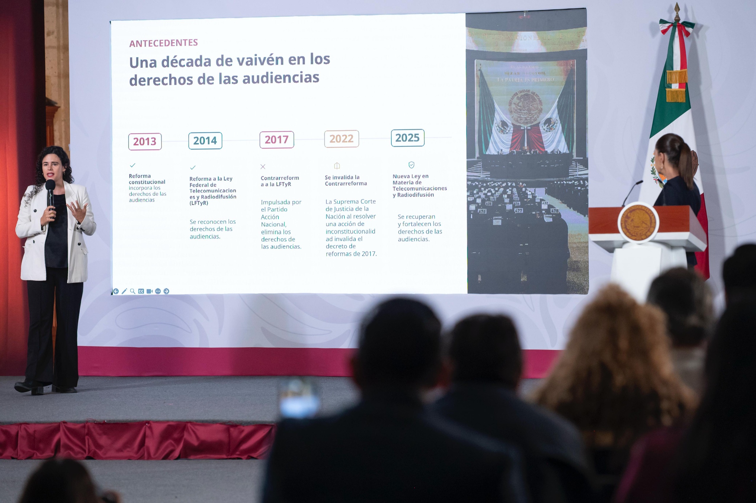 CRT abre consulta pública sobre lineamientos generales para la protección de los derechos de las audiencias: Presidenta Claudia Sheinbaum