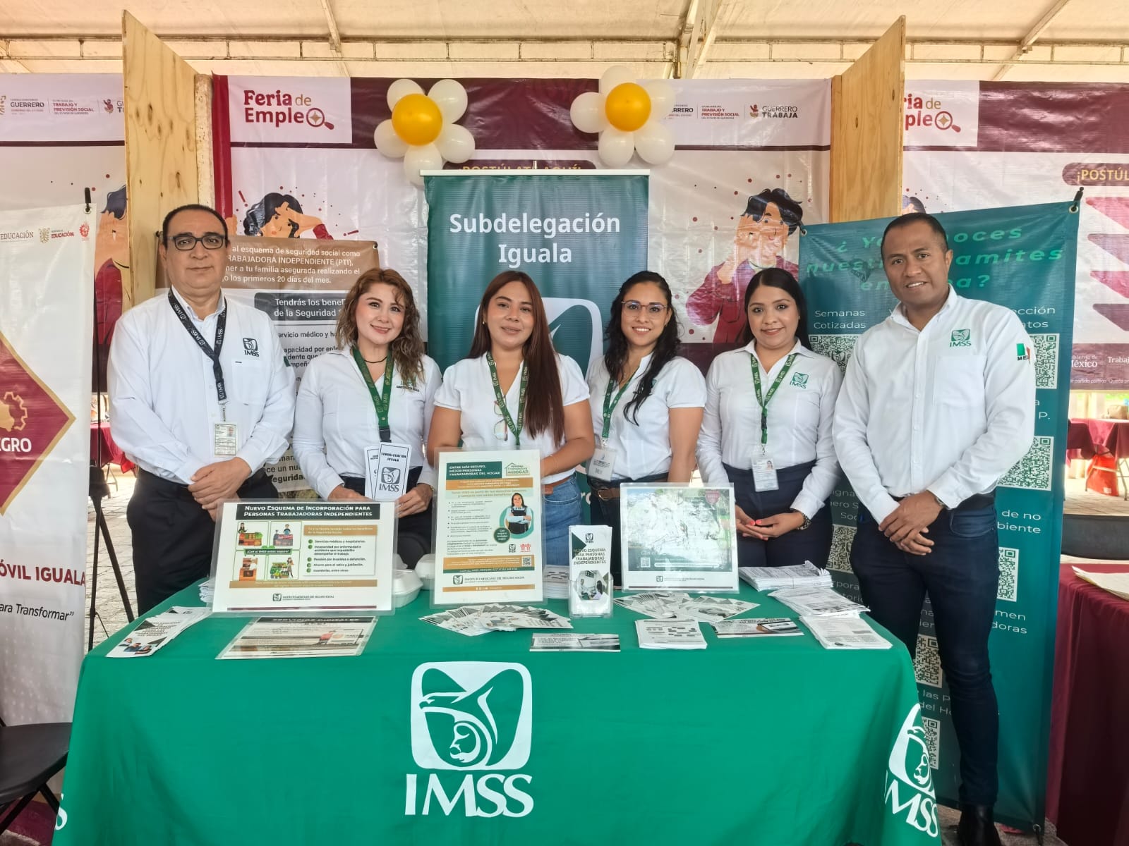 Acerca IMSS Guerrero servicios en Feria del Empleo