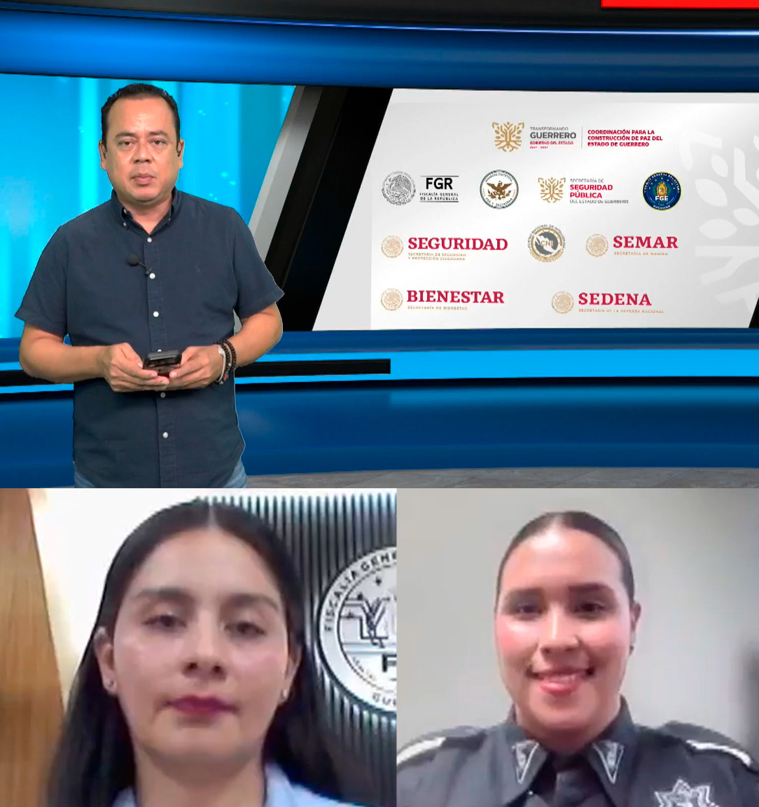 Coordinación interinstitucional fortalece resultados en seguridad y procuración de justicia en Guerrero