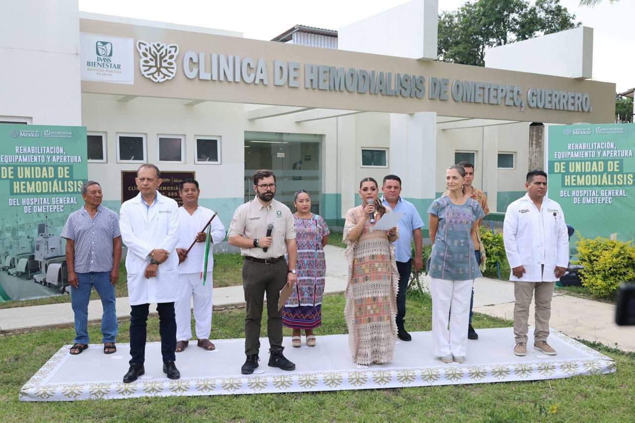 Anuncia Evelyn Salgado el fortalecimiento del Hospital General de Ometepec y la Clínica de Hemodiálisis