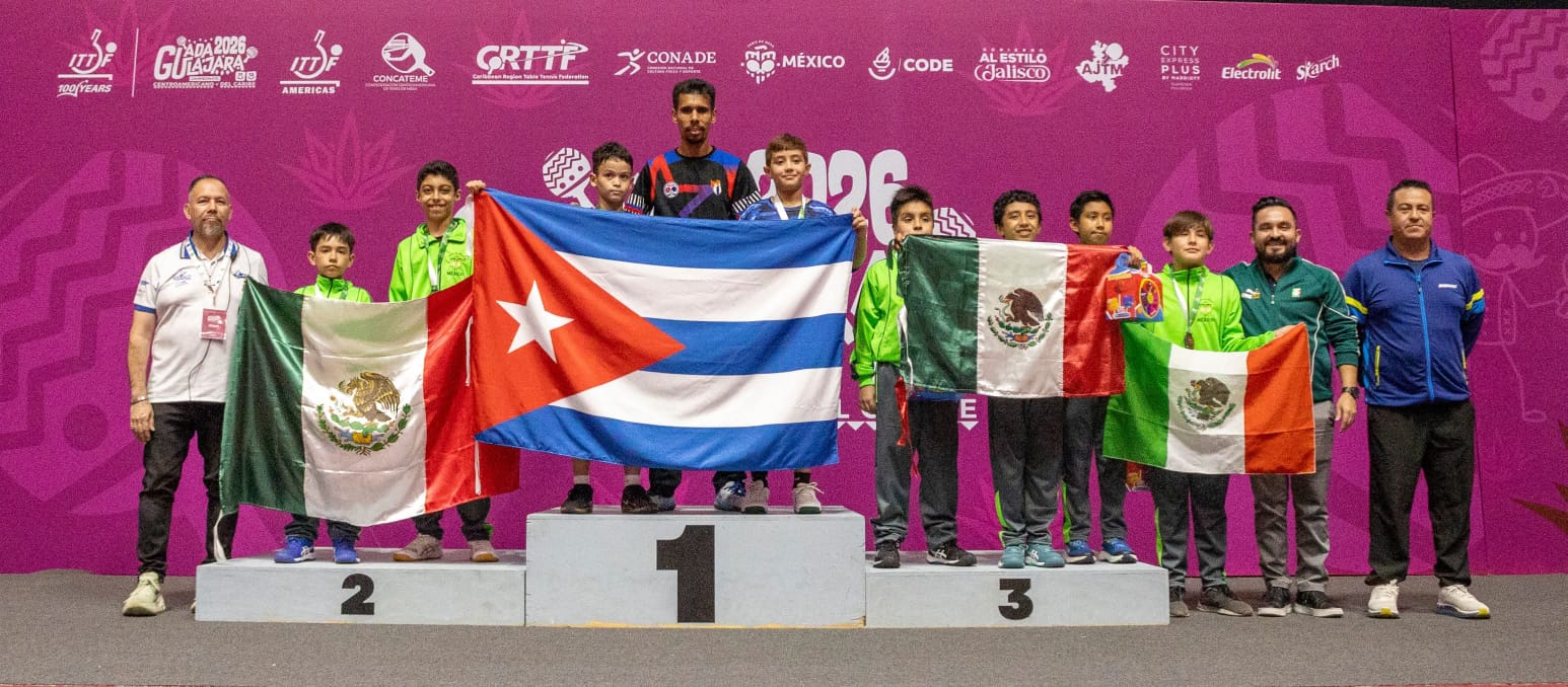 Logra el guerrerense Aarón Álvarez tres medallas en el Campeonato Centroamericano de Tenis de Mesa