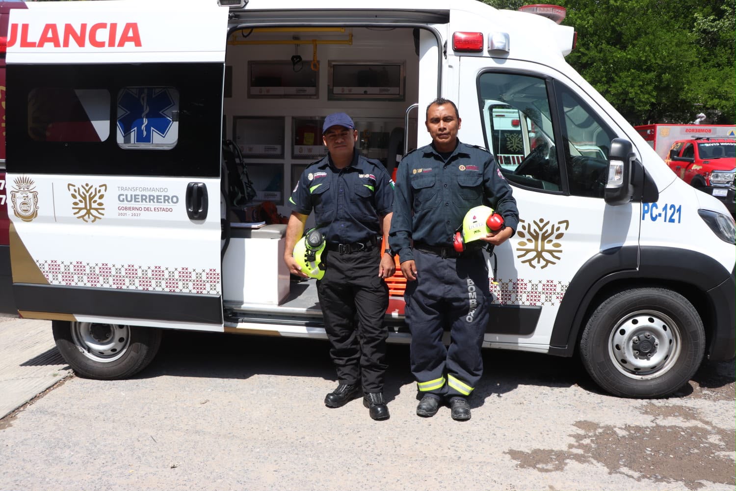 Bomberos guerrerenses de la SGIRPCGRO se integran a misión humanitaria en Venezuela tras sismos en apoyo a la población