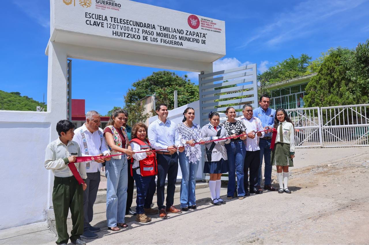 Evelyn Salgado consolida la Revolución Educativa en Guerrero con infraestructura educativa digna y segura