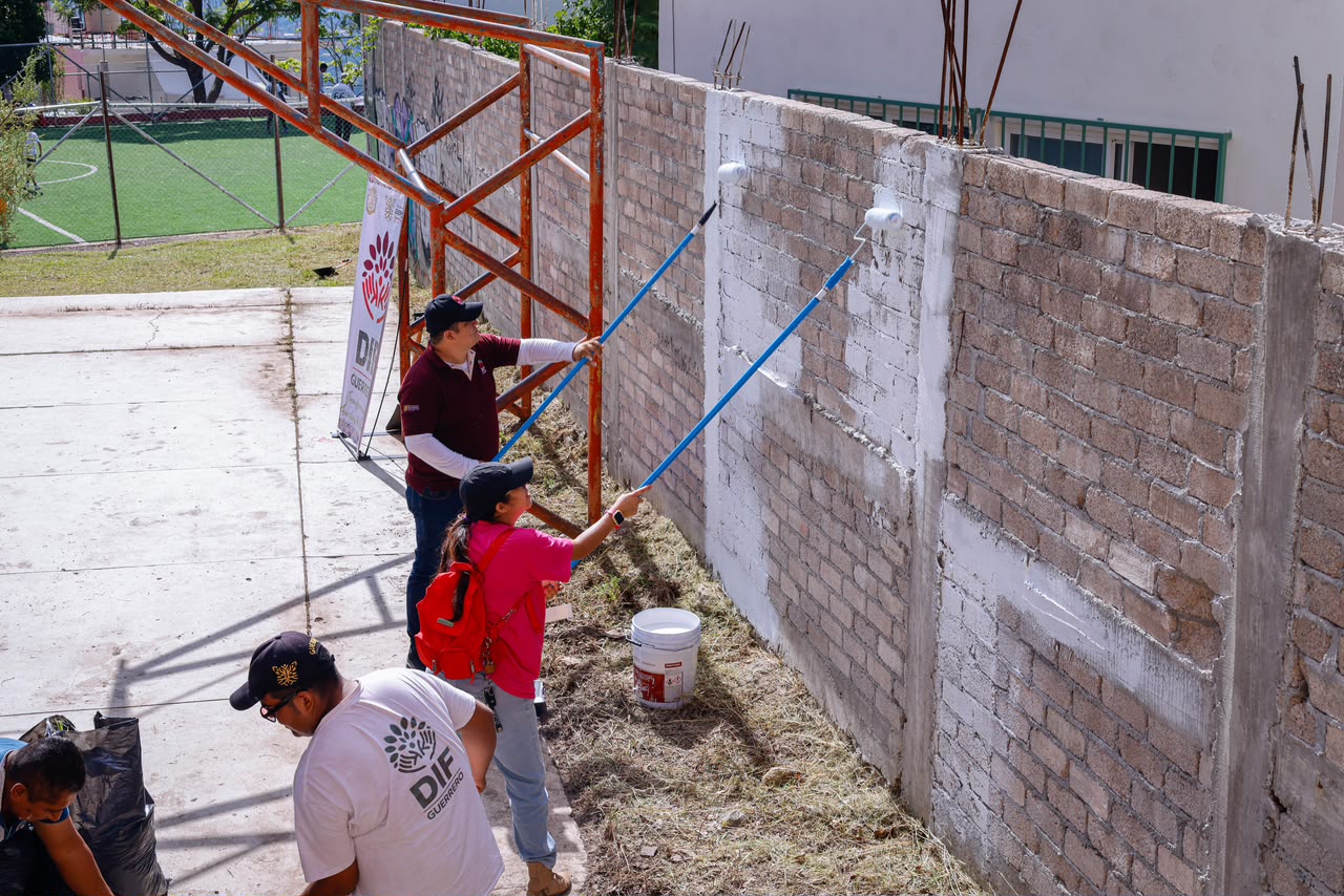 DIF Guerrero recupera espacios públicos para fortalecer la convivencia familiar en Chilpancingo