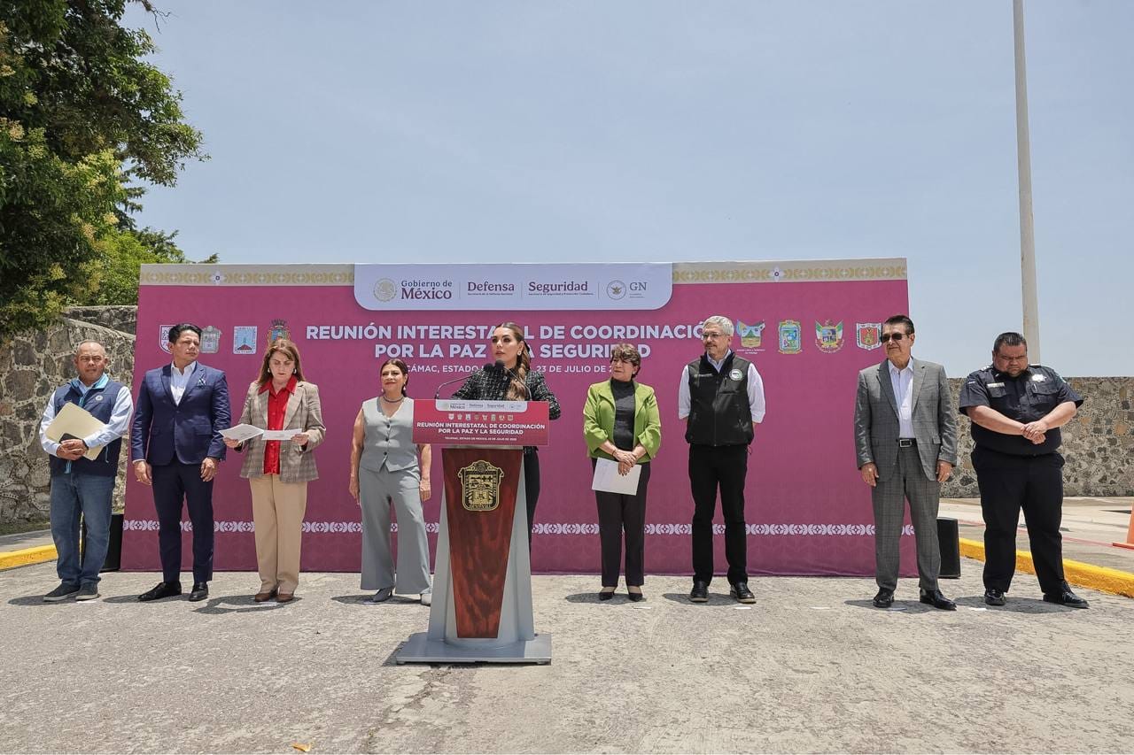 Evelyn Salgado participa en Mesa de Coordinación Interinstitucional por la Paz y Seguridad en el Estado de México