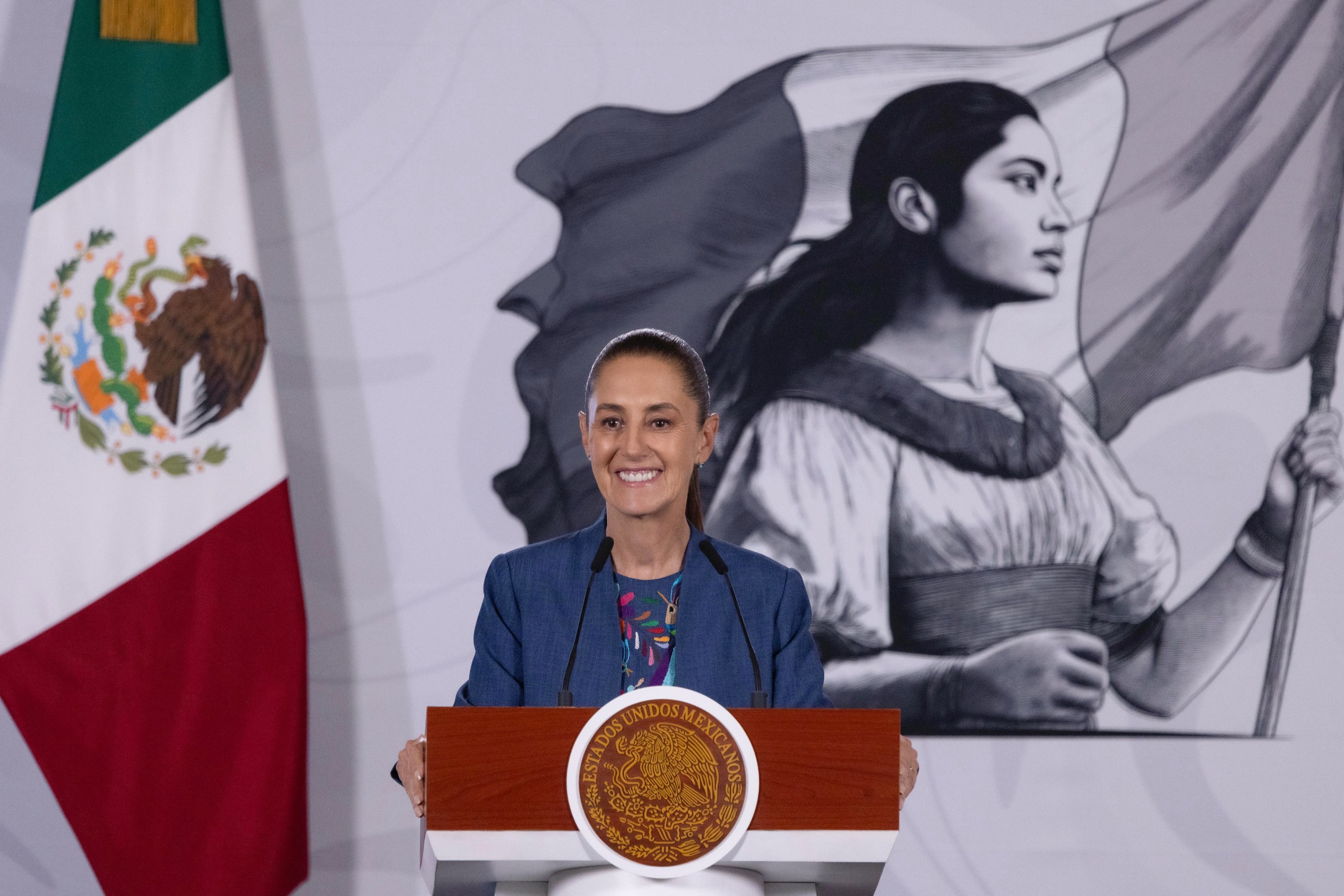 Presidenta Claudia Sheinbaum destaca récord histórico de 51.1 millones de viajeros internacionales en primer semestre de 2026; es 7.7% más que en 2025