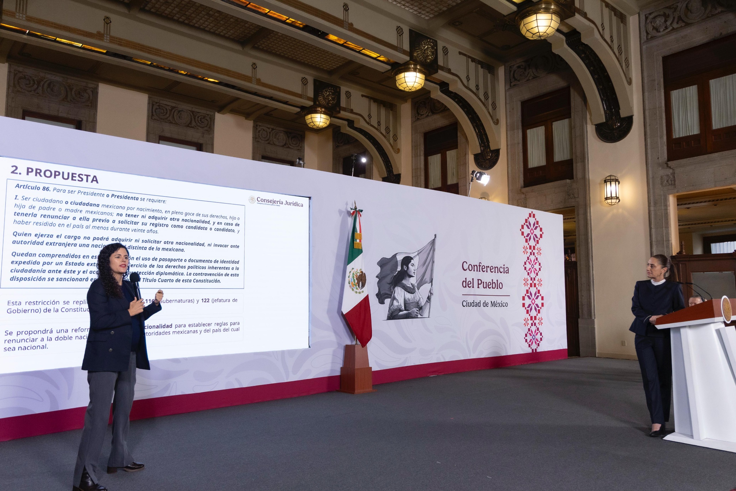 Presidenta Claudia Sheinbaum envía al Congreso de la Unión iniciativa de renuncia a la doble nacionalidad para ocupar cargos de Presidencia y gubernaturas