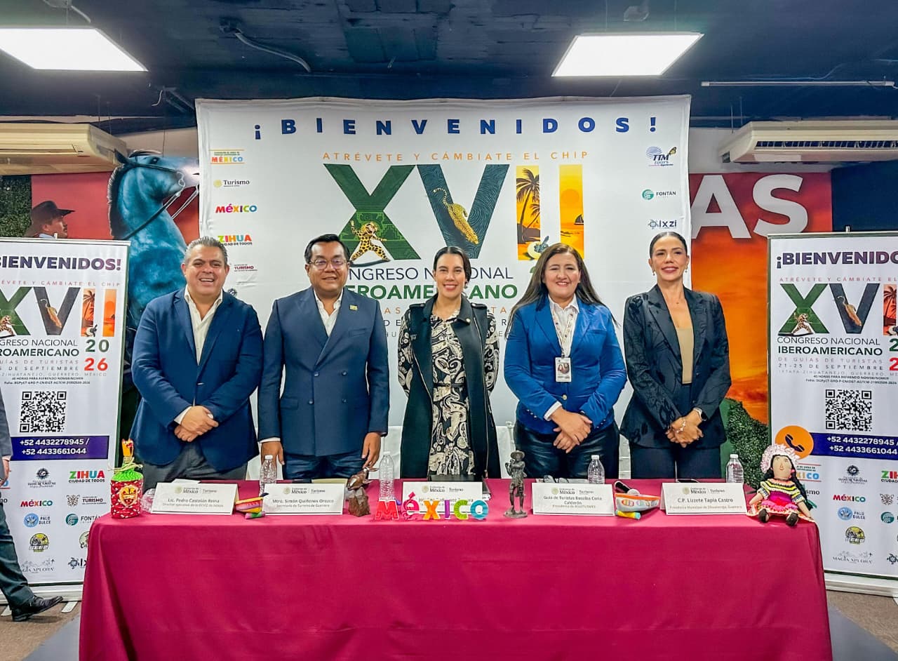 Ixtapa-Zihuatanejo será sede del XVII Congreso Nacional Iberoamericano de Guías de Turistas 2026