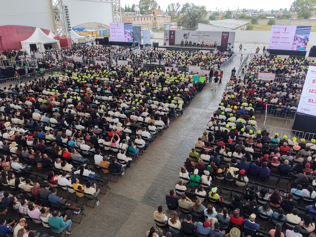 En Hidalgo, Presidenta Claudia Sheinbaum destaca cerca de 330 mil asistentes en asambleas de Honestidad y Resultados en 18 estados