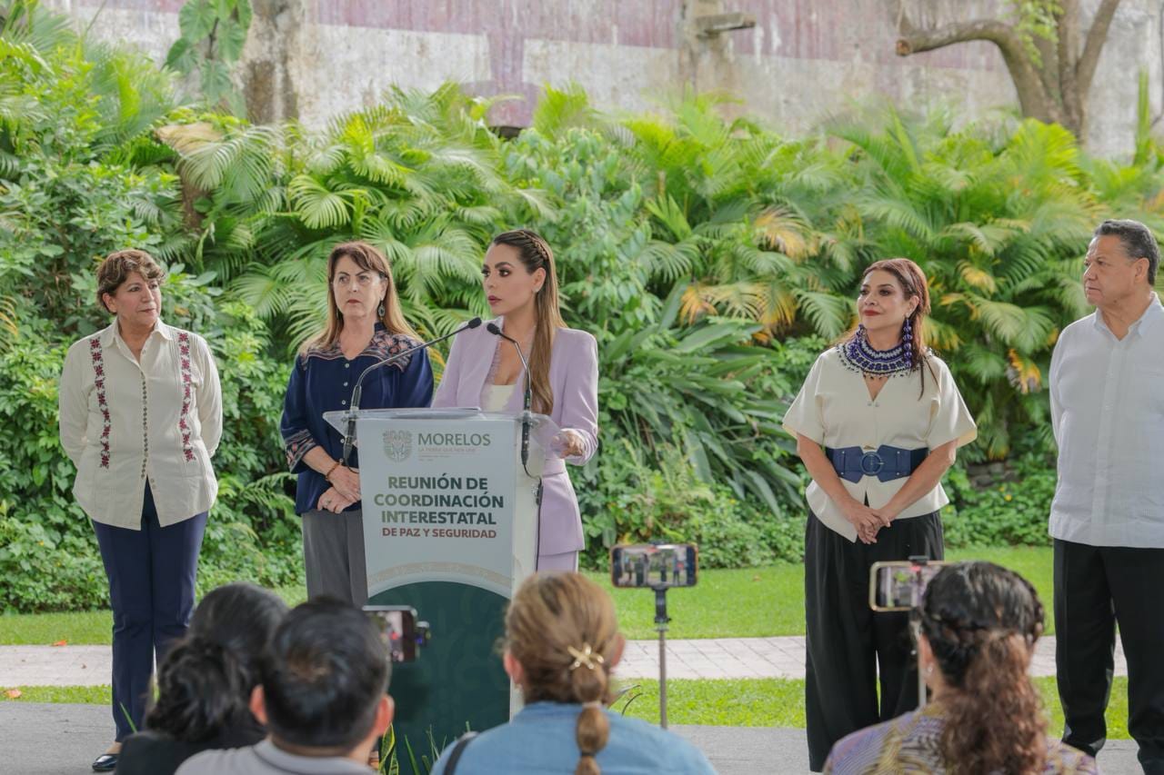 Asiste Evelyn Salgado a la 7° Reunión de Coordinación Interestatal de Paz y Seguridad en Morelos 
