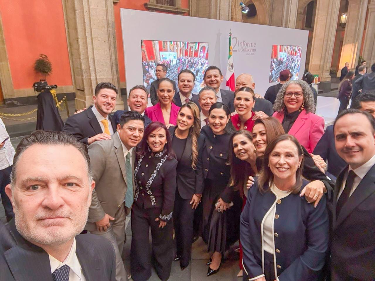 Evelyn Salgado acompaña a Claudia Sheinbaum en su Segundo Informe de Gobierno