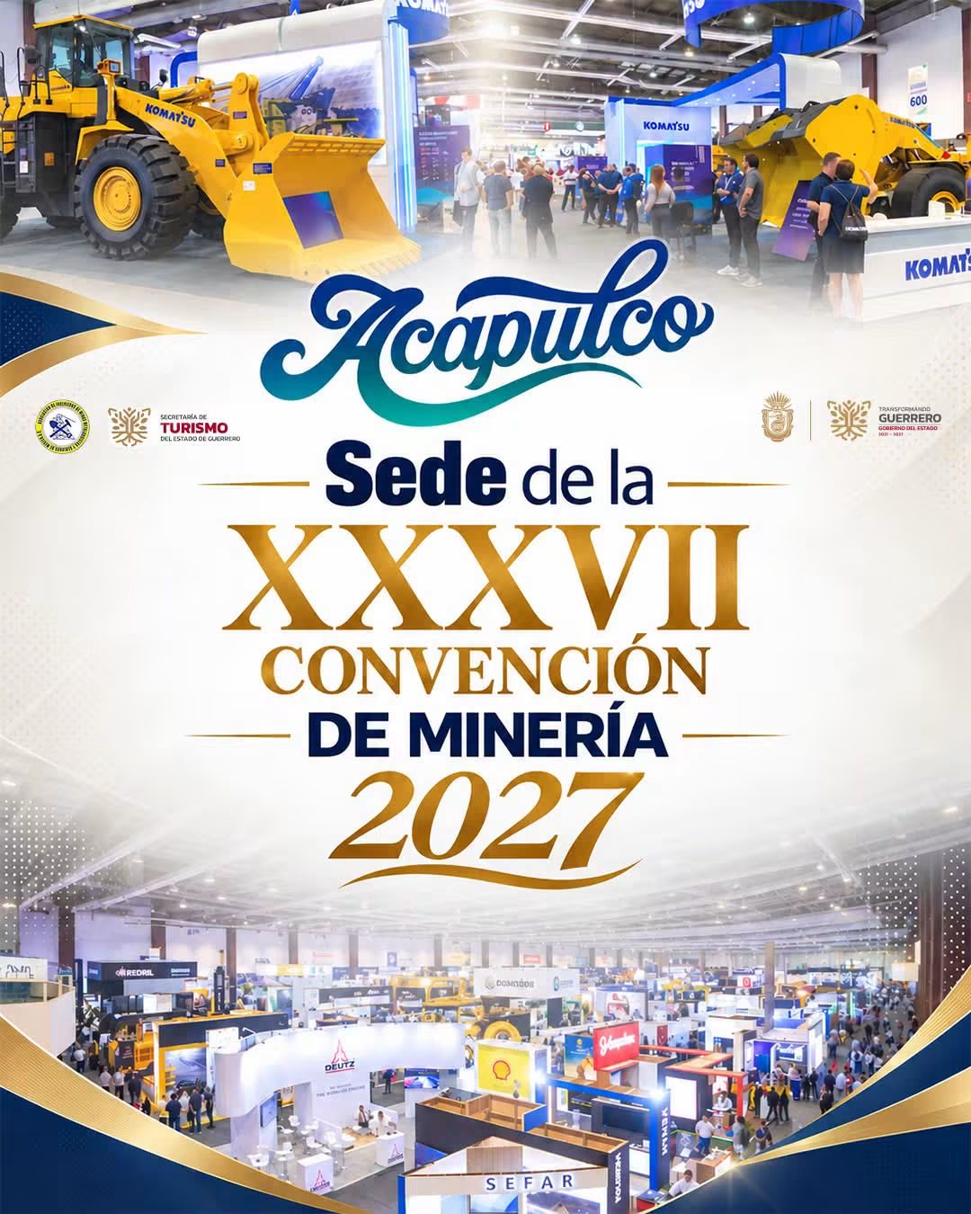 Acapulco será sede de la XXXVII Convención Internacional de Minería 2027