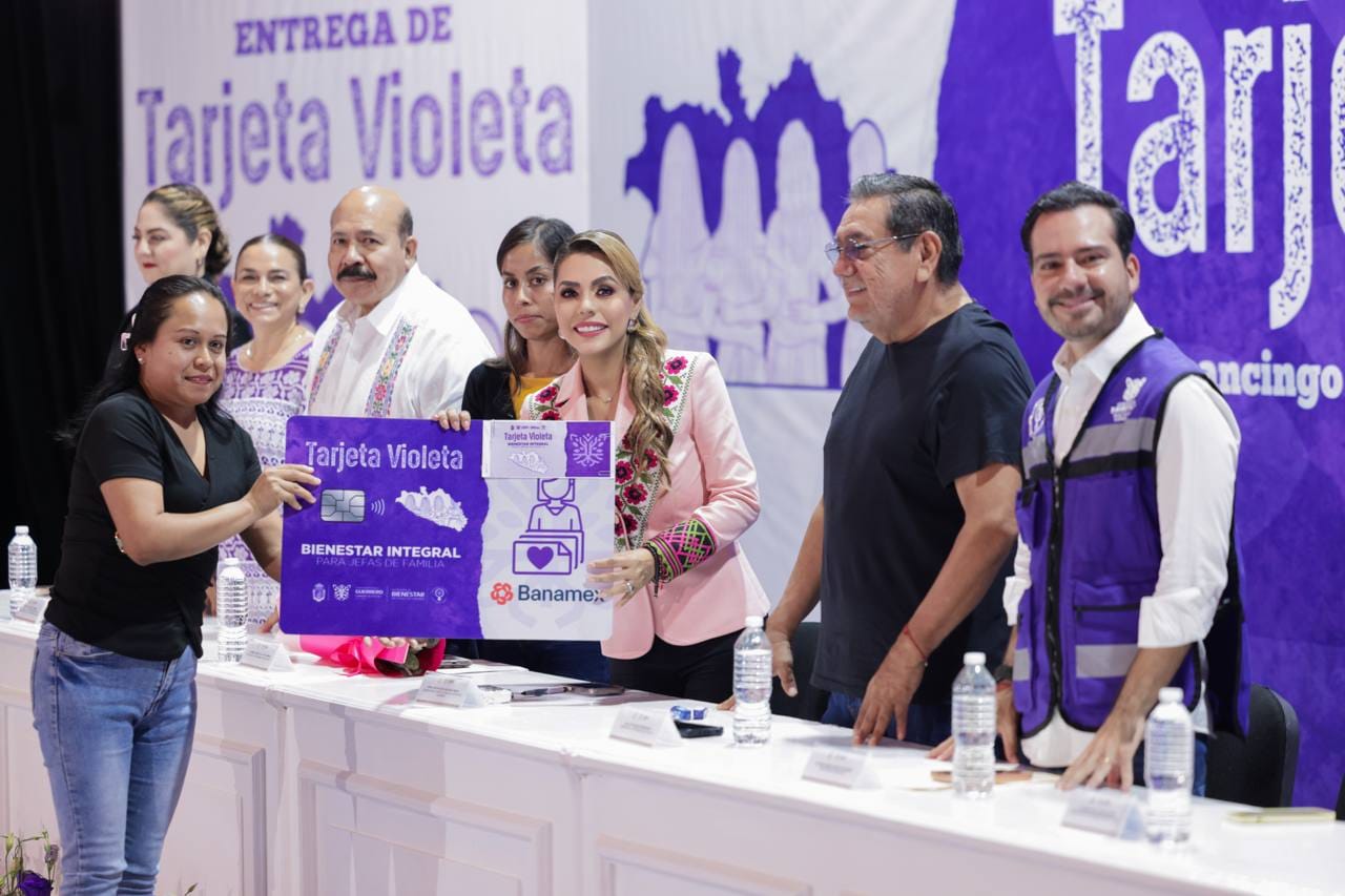 “Las mujeres son el corazón de la transformación”: Evelyn Salgado da arranque a la entrega de la Tarjeta Violeta en Guerrero 