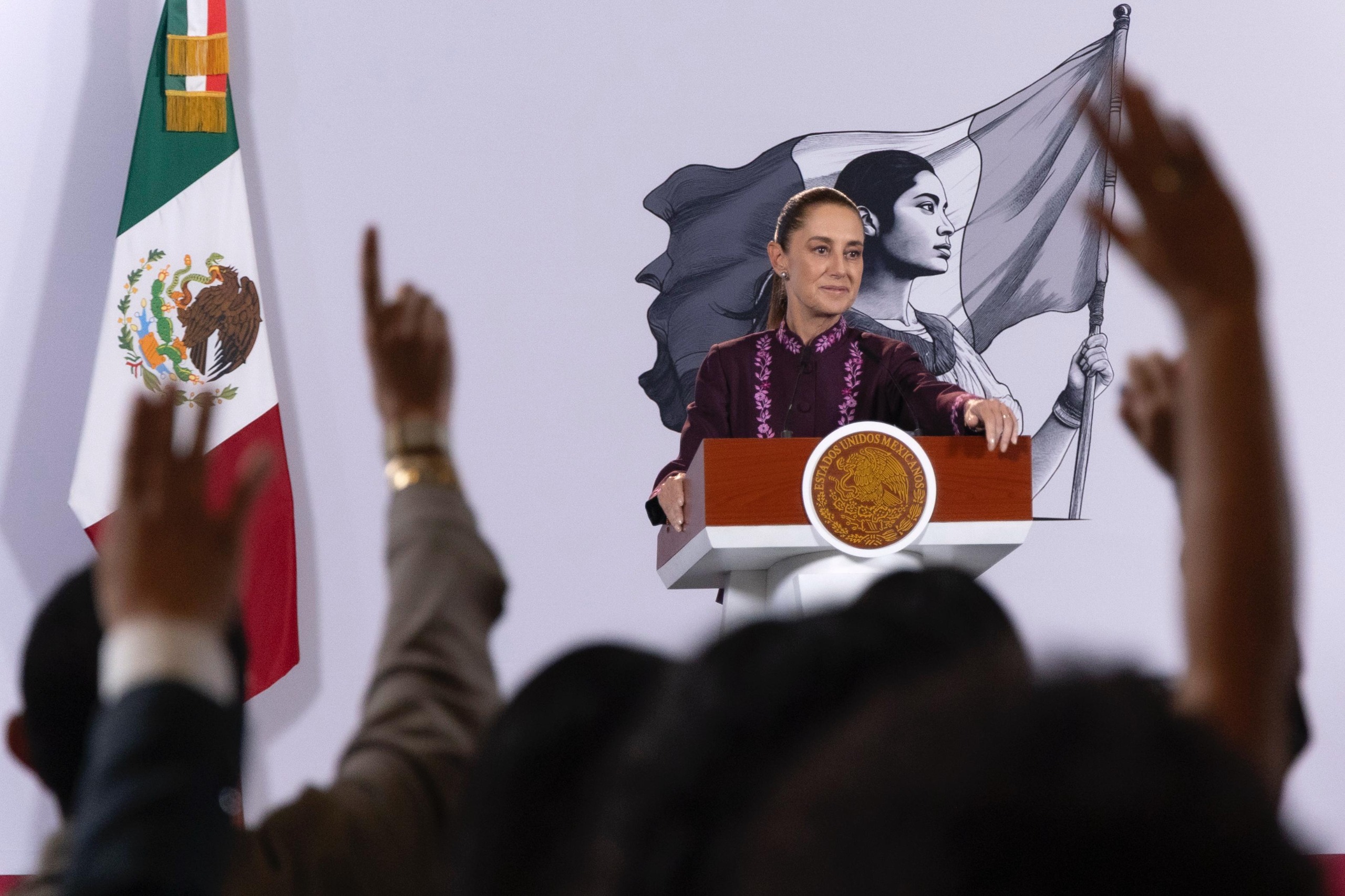 La gente en su colonia se siente más segura; percepción de inseguridad en localidades disminuye de 50.6% a 35.9%: Presidenta Claudia Sheinbaum