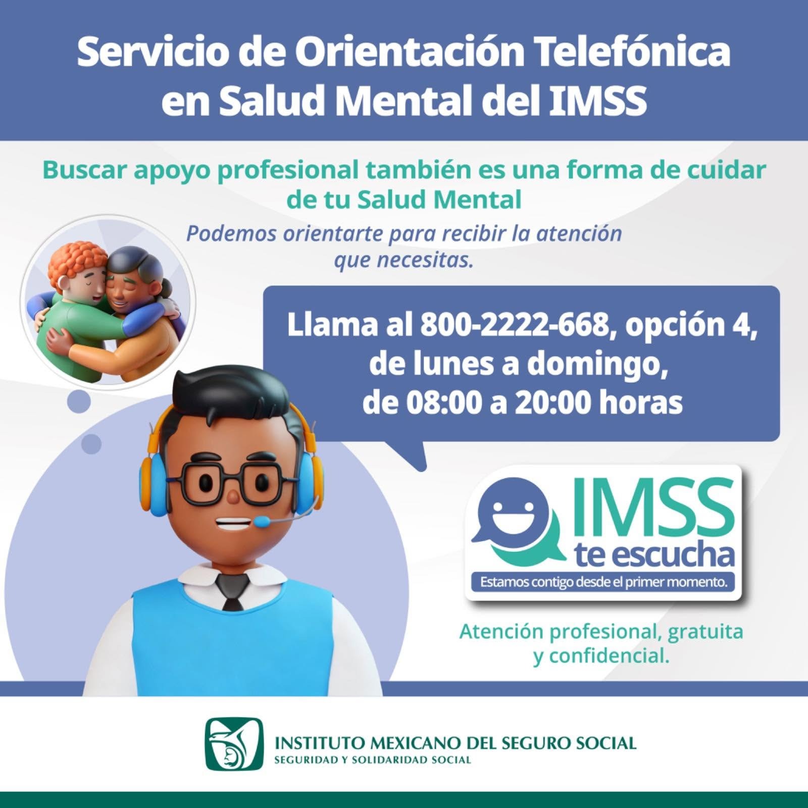 Llama IMSS Guerrero a cuidar la salud mental
