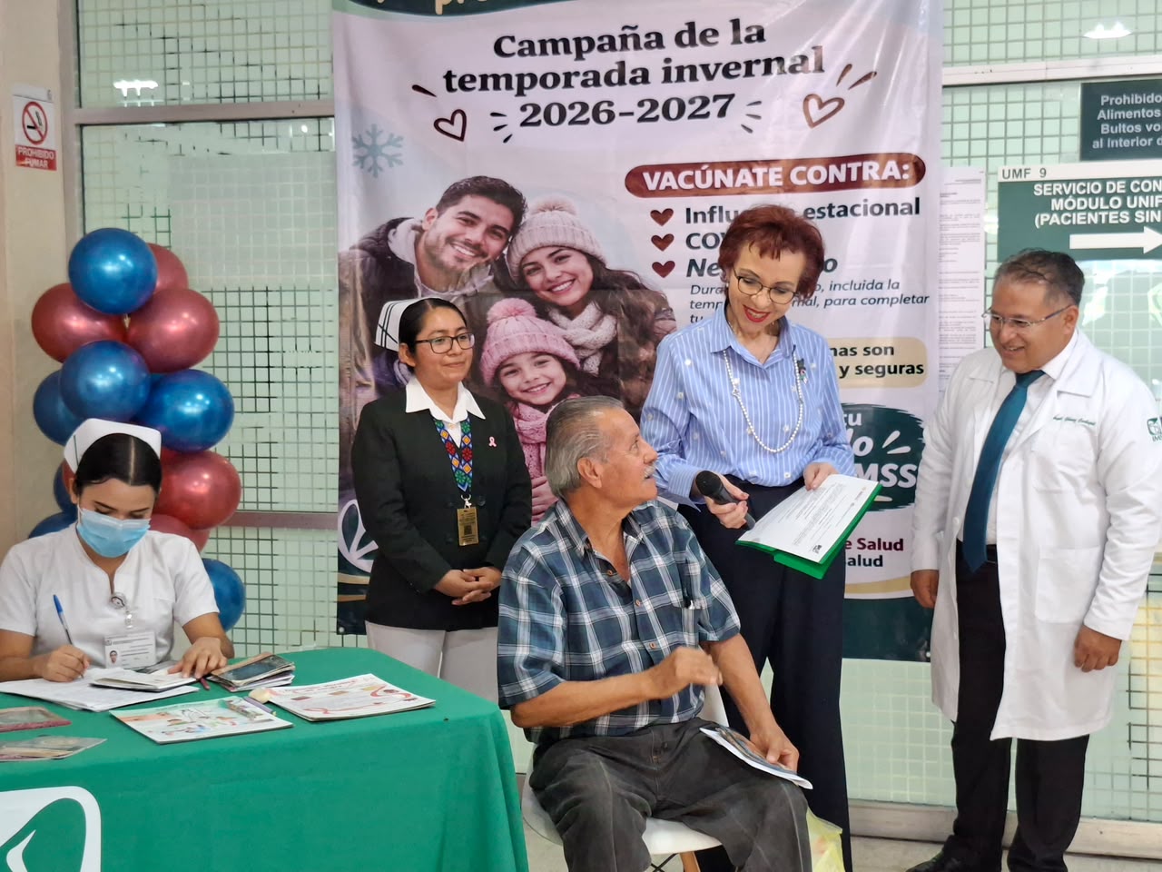 Invita IMSS Guerrero a vacunarse en la campaña de vacunación invernal 2026-2027