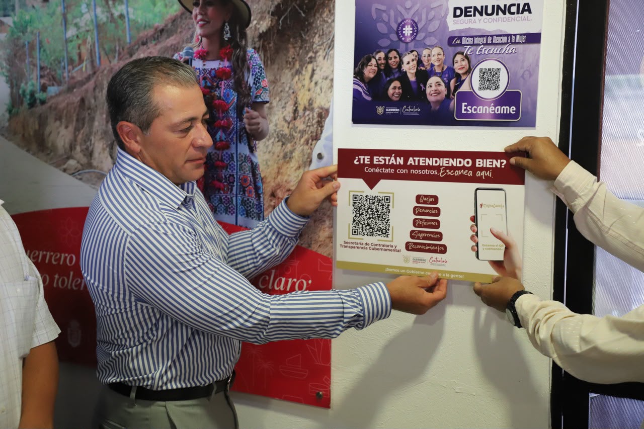 Instalan Buzón Digital de Contraloría Social en la Casa del Pueblo de Guerrero 