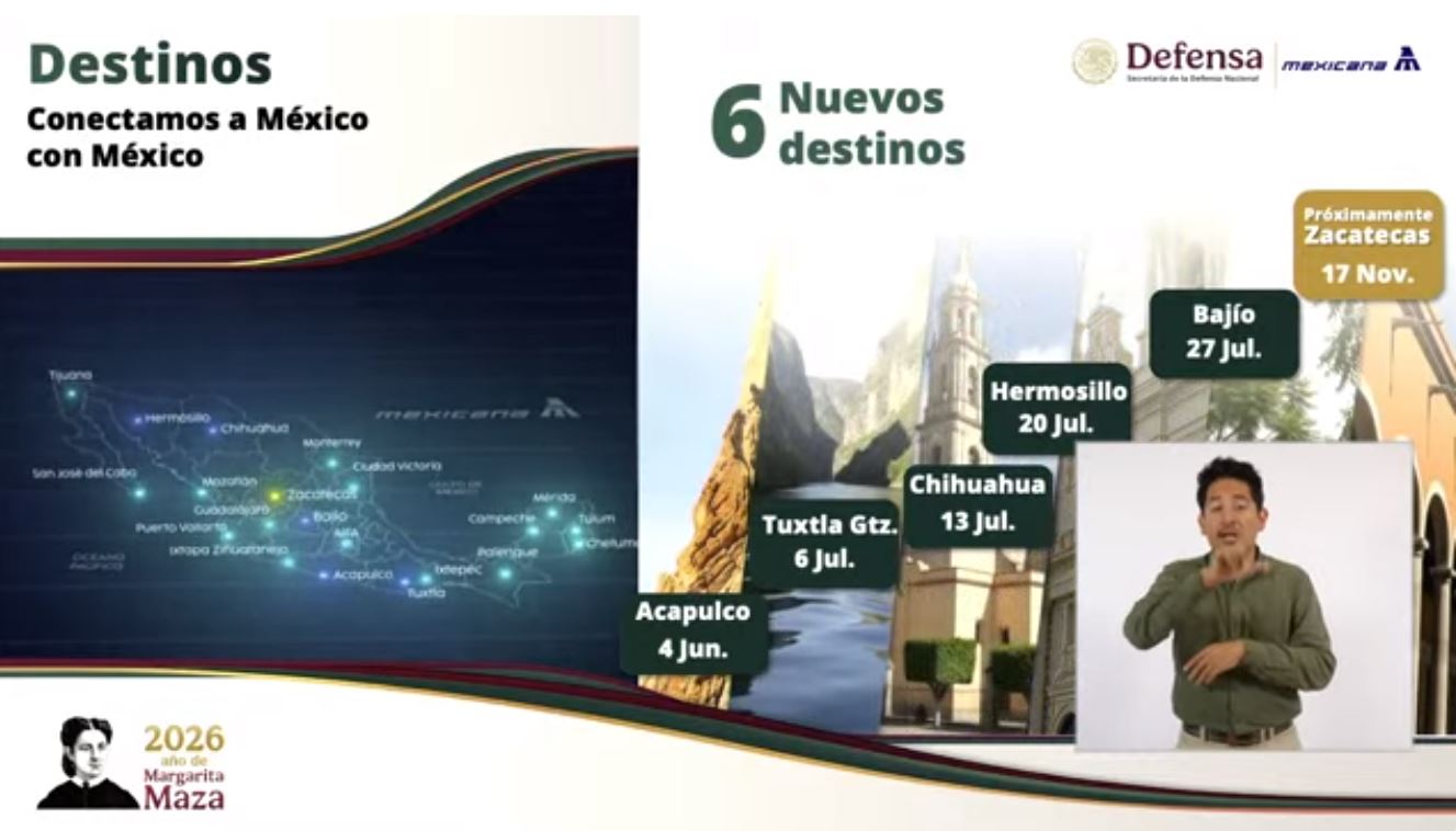 Acapulco entre las nuevas rutas aéreas reactivadas en temporada alta para impulsar el turismo 