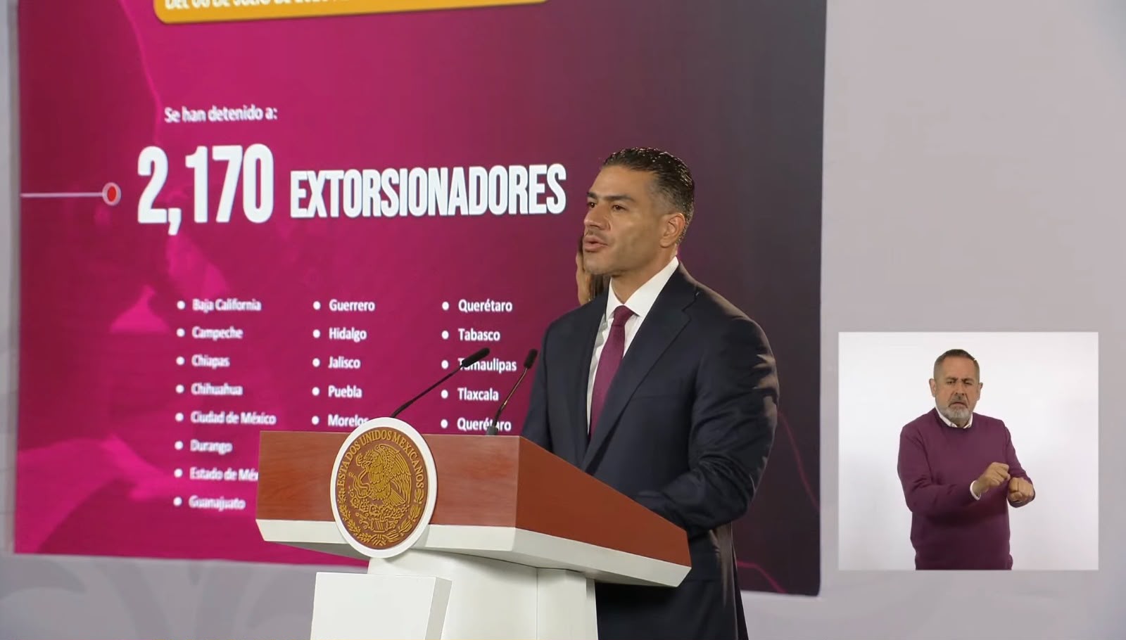 Harfuch agradece a Evelyn Salgado resultados en materia de seguridad en Guerrero