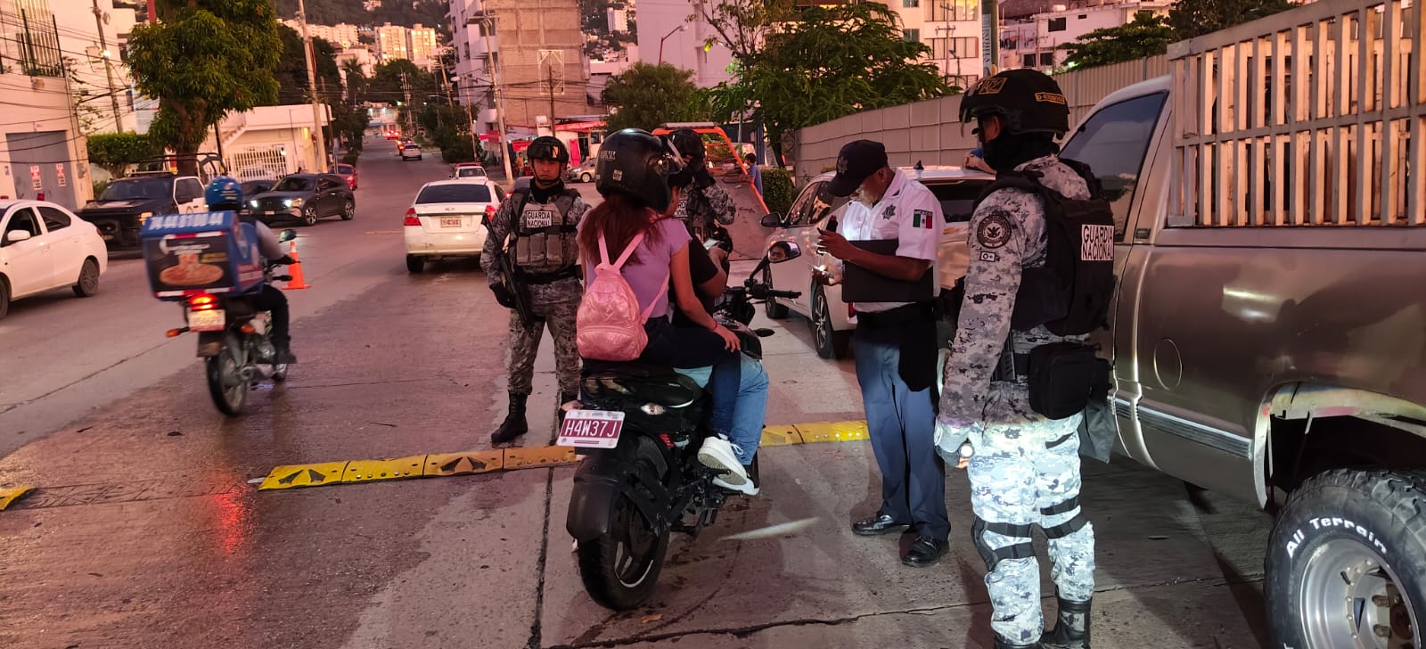 Más de 100 unidades al corralón por incumplir disposiciones de tránsito en Guerrero